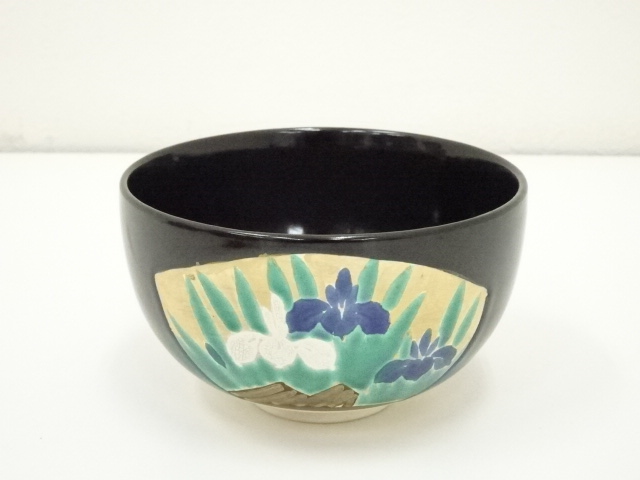 道具 ] - 道具 禎山造 色絵菖蒲茶碗（共箱） | ネットショップ圭